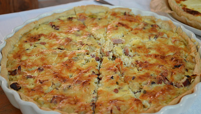 Quiche inspirovaný Herbářem