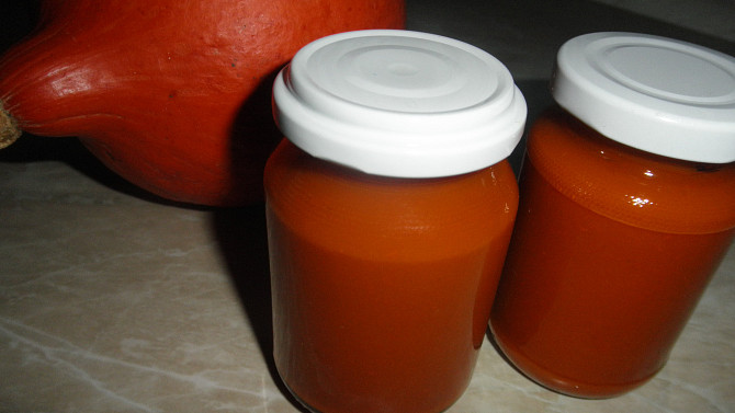 Dýňová marmeláda s džusem, Dýňová marmeláda s džusem