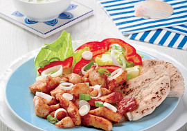 Kuřecí gyros s tzatziki