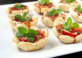 Pizza košíčky