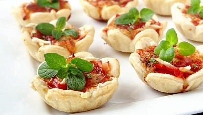 Pizza košíčky