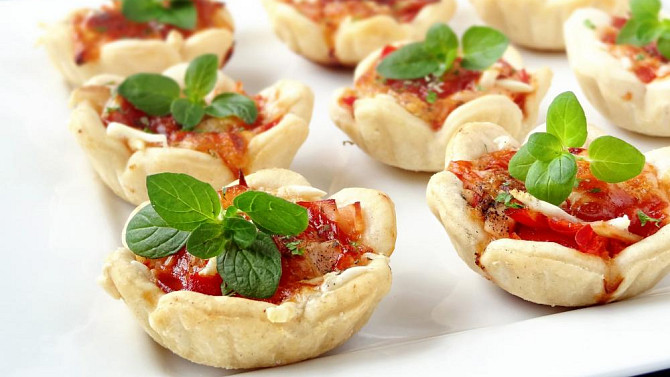 Pizza košíčky