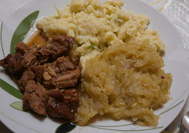 Cuketové halušky