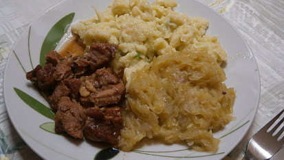Cuketové halušky