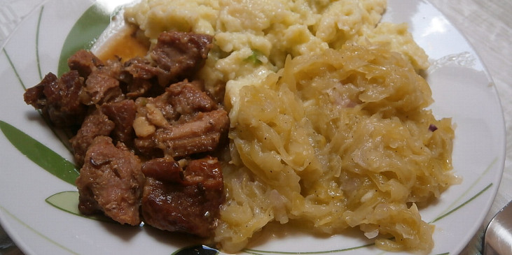 Cuketové halušky