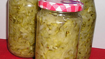 Cuketové zelí - zavařené