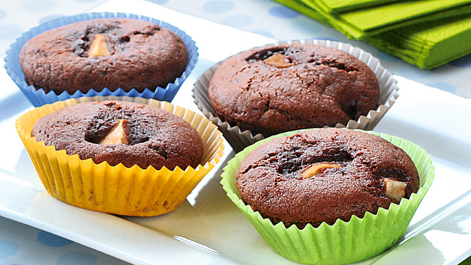 Hruškové muffiny
