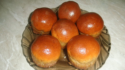 Kynuté rumové muffiny, Kynuté rumové muffiny