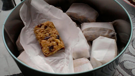 Mandlové müsli tyčinky