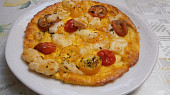 Pizza z cottage placky pro děti