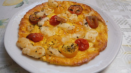 Pizza z cottage placky pro děti