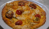 Pizza z cottage placky pro děti