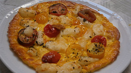 Pizza z cottage placky pro děti