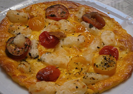 Pizza z cottage placky pro děti