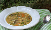 Selská polévka s kroupami