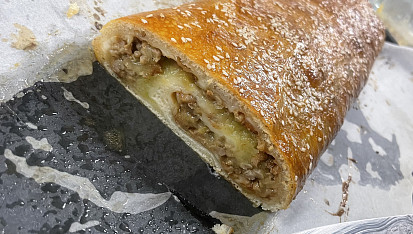 Slaná roláda s mletým a cuketou
