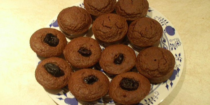 Jáhelné muffiny s čokoládou