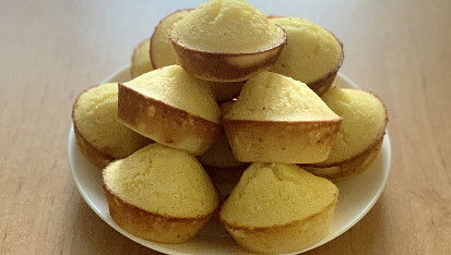 Muffiny z rýžové mouky