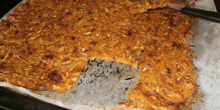 Placka z cukety s příchutí máty