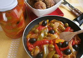 Zavařená směs – Peperonata