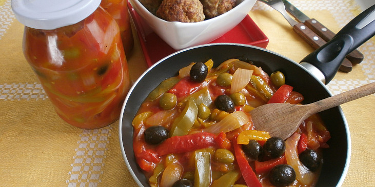 Zavařená směs – Peperonata