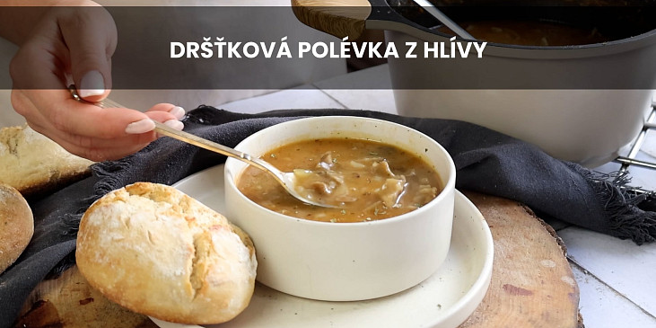 Dršťková polévka z hlívy