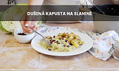 Dušená kapusta na slanině
