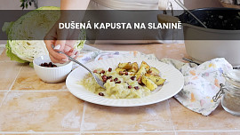Dušená kapusta na slanině