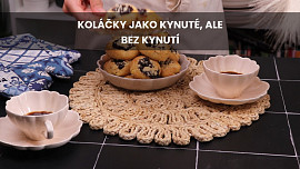 Koláčky jako kynuté, ale bez kynutí