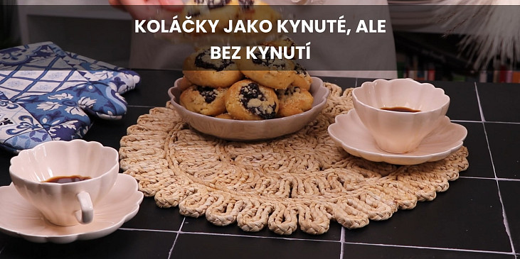 Koláčky jako kynuté, ale bez kynutí