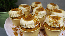 Lotus cupcakes