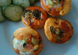 Slané vaječné muffiny