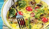 Bazalková frittata
