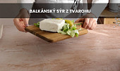 Domácí balkánský sýr