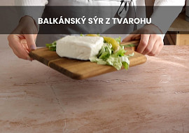 Domácí balkánský sýr