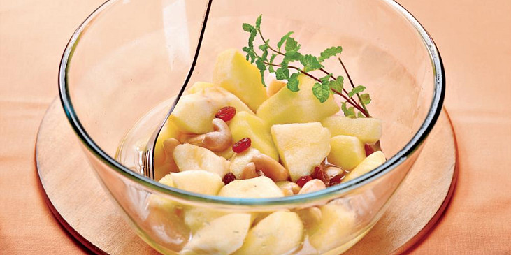 Jablkový kompot z mikrovlnky
