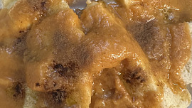 Broskvové knedlíky vařené v páře