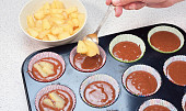 Čokoládové muffiny s hruškami