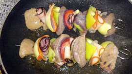 Špíz z krůtích jater