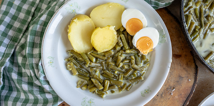 Fazolové lusky na kyselo podle ČSN