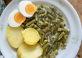 Fazolové lusky na kyselo podle ČSN