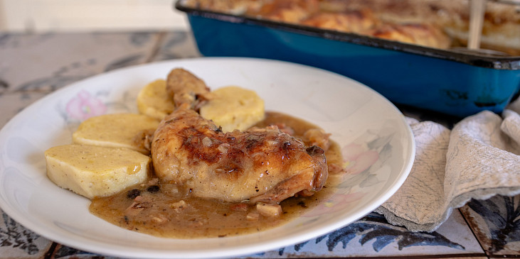 Kuře à la bažant