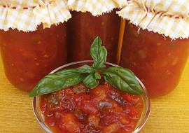 Salsa zavařená na zimu