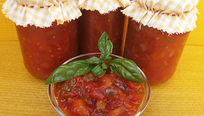 Salsa zavařená na zimu