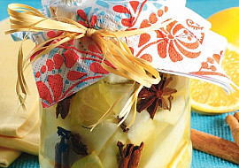 Hruškovo-citronový kompot