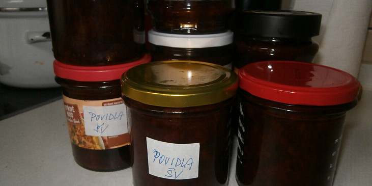 Pečená švestková povidla