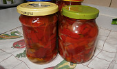 Sterilovaná paprika s olejem