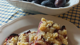 Švestkový koláč kynutý-nekynutý