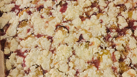 Švestkový koláč kynutý-nekynutý