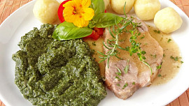 Vepřová krkovice s bylinkami